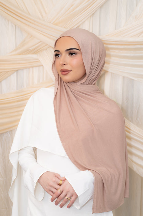 Sandstone Beige -Ultra Lightweight Cotton Jersey