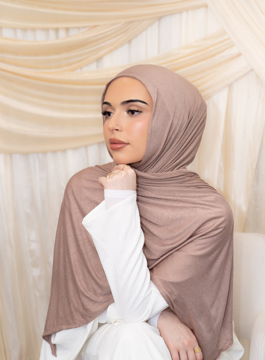 Sahara Taupe - Ultra Lightweight Cotton Jersey