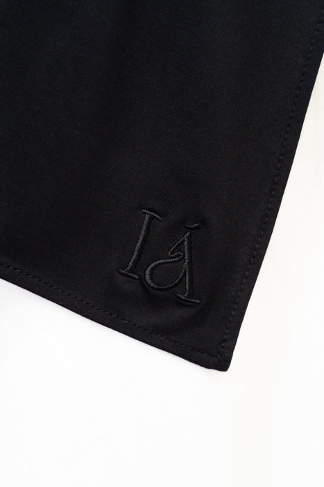 Bamboo Jersey Hijab - JET BLACK