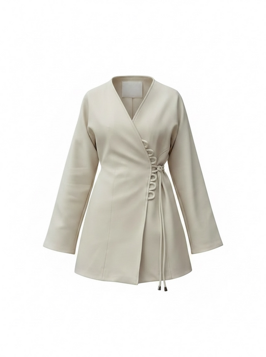 The Wrap Jacket - IVORY