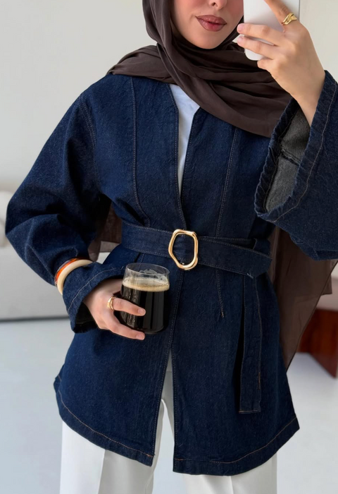 Mira Blue Denim Kimono