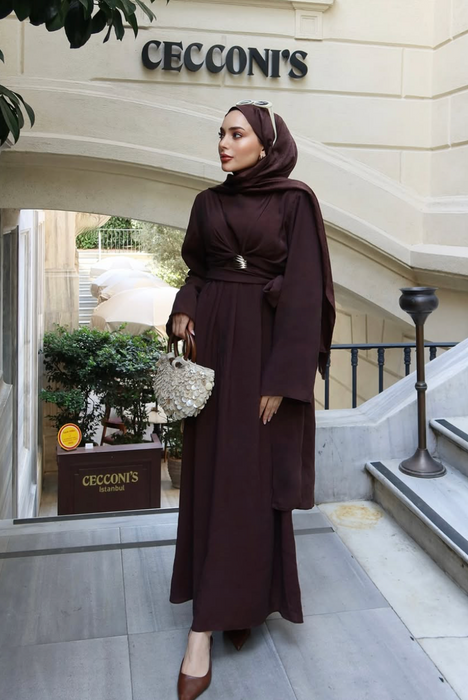 Solace Dress -  Chocolate Brown