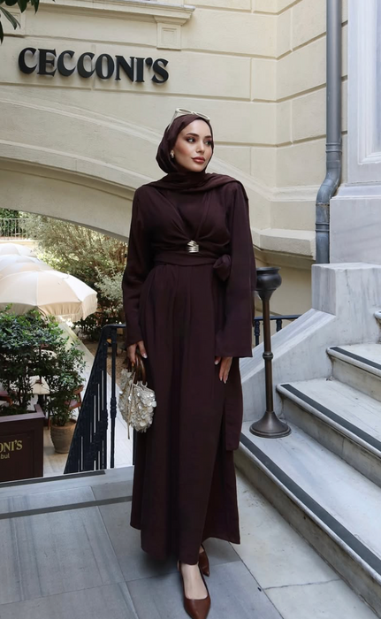 Solace Dress -  Chocolate Brown